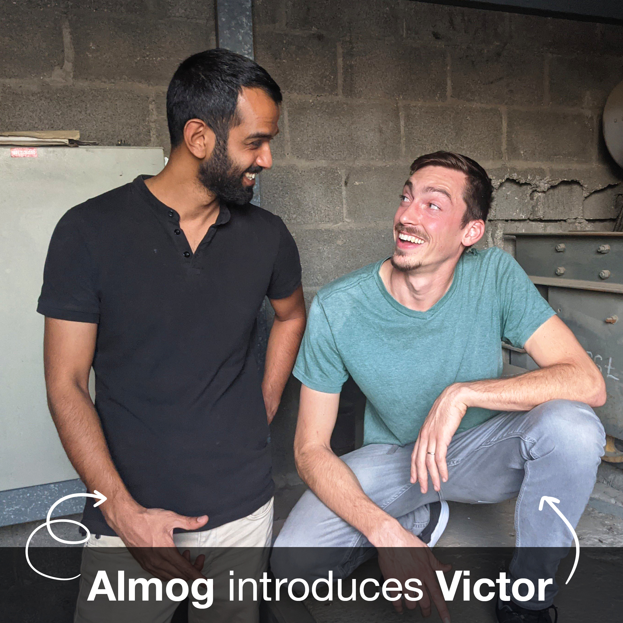 Almog Phansapurker, our Project & Planning Manager, introduces Victor Glushankov, our Industrial Designer