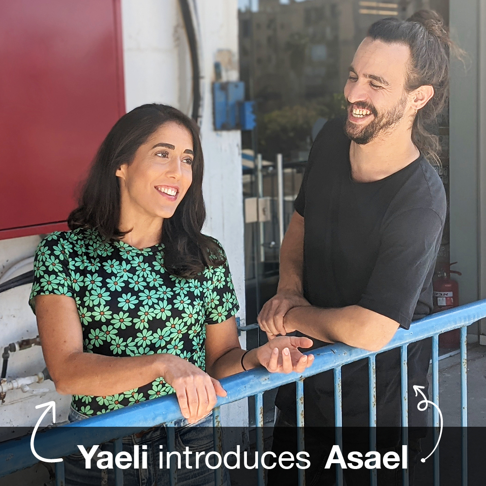 Yaeli Zeidman, our SyqeAir Admin & MarCom Specialist, introduces Asael Weiss, our Operations & Controlled Substances Specialist